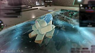 Raw Pool Cosplay Sex Deepthroat Cumshot Footjob With Alsace Follower Part 1