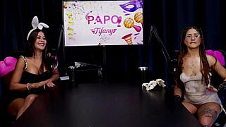 barbara sol teases with sheer red top showing peitos before sensual striptease response