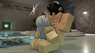 Raw Pool Cosplay Sex Deepthroat Cumshot Footjob With Alsace Follower Part 1