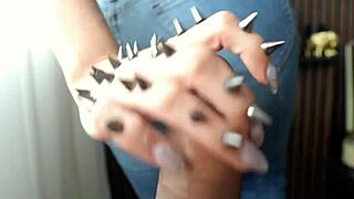 cute colombian teen's tight jeans soaked in cum after rough pov ride