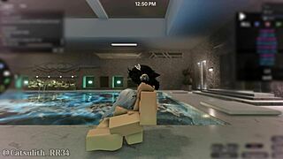 Raw Pool Cosplay Sex Deepthroat Cumshot Footjob With Alsace Follower Part 1