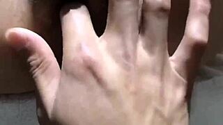 beautiful chinese girl sucks cock then takes creampie in homemade missionary fuck!