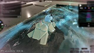 Raw Pool Cosplay Sex Deepthroat Cumshot Footjob With Alsace Follower Part 1