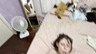 i fucked my little pink pussy friend bareback creampied her belly then again