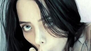 billie eilish, tattooed brunette teen, sucks her sexy toe in web chat loop
