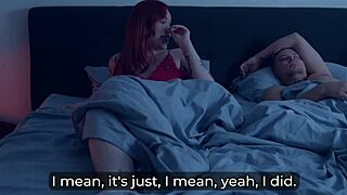 stepmom sneaks into stepson's bed after fight risky creampie fuck 🔥😏💦