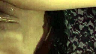 i'm fuckin' this aroused brunette babe so hard in store she orgasms all over my huge cock