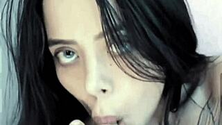 billie eilish, tattooed brunette teen, sucks her sexy toe in web chat loop