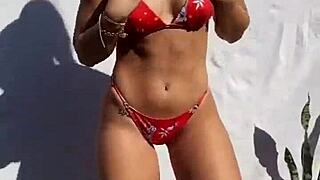 stunning instagram model shows off her gorgeous round ass cheeks teasing viewers
