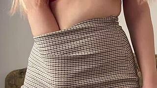 petite college teen maiskii explores her body intimately with toys in solo session