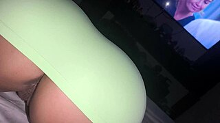 stepmom in short dress tempts stepson for midnight pounding