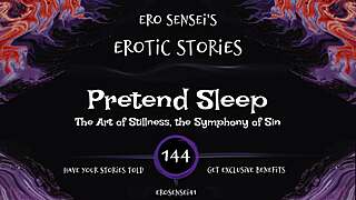 She feigns sleep while erotic masturbation builds to shattering orgasm