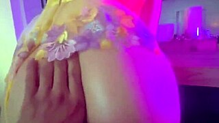 Fitness Latina Model Rides Muscular Cock Like Goddess in Kitchen