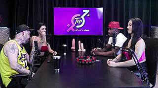 wild brazilian bisexuals karen oliver and jefao explode in lesbian orgy chat