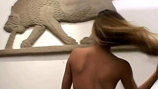 teen model strips nude in casting interview blowjob