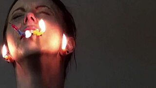 Emily Burns Bound Prisoner In Cellblock BDSM Torment