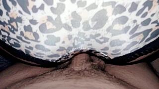 Hot Daring Stepdaughter Sneaks In Bedroom Bent Over Doggy Cumshot!