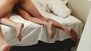 leticia 18yo hot brunette wife rides husband's tattooed friend and bbc neighbor