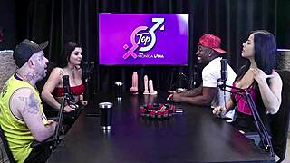 wild brazilian bisexuals karen oliver and jefao explode in lesbian orgy chat