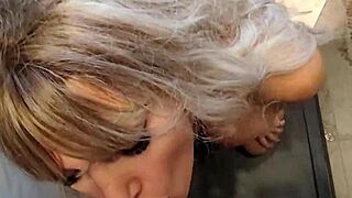 Shower Pounding Destroys Pussy And Ass Before Massive Tit Cum Blast Hits Her Natural Rack