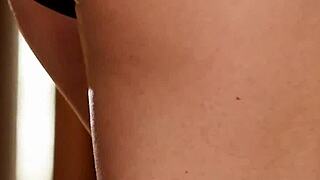 Kelsi shay looks so hot bound in leather posing her small natural tits 😏🔗