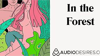 Hotwife Shares Erotic Forest Roleplay Audio with Group Moans and Orgasms by Audiodesires