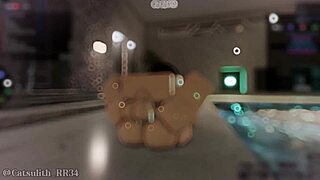damn our roblox sex with this follower gets way rougher she rides hard chasing that orgasm game on part 2/5 😈🎮💦🔥.
