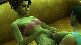 wife cheats with friend on phone while husband works in sims 4