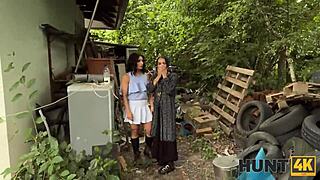 Hunt4k naughty czech gypsy chick fucked outdoors by stranger