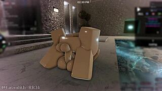 damn our roblox sex with this follower gets way rougher she rides hard chasing that orgasm game on part 2/5 😈🎮💦🔥.