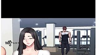 yo check out this fitness latina's sweaty gym grind in part thirteen