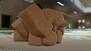 damn our roblox sex with this follower gets way rougher she rides hard chasing that orgasm game on part 2/5 😈🎮💦🔥.