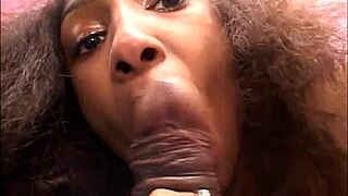 Black sluts crave sticky cum drenching their hairy pussies most of all.