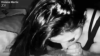 Holy fuck, watch sexy Latina suck that hard cock so sensually!