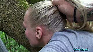 i bend this busty glamour model over right in public for some wild outdoor action