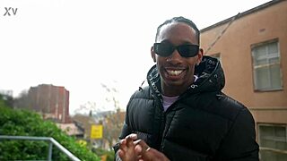 Pretty Italian blonde from Naples takes huge black cock doggystyle creampie in Barcelona?