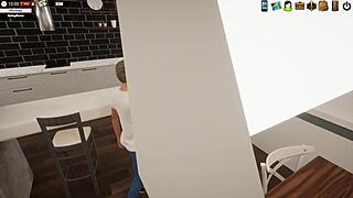 Big Ass Bikini Milf Cheats with Monster Cock Dildo Fuck in Toilet