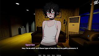 Bold Roommate Femboy Dating Game in Dorm Part 1