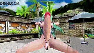 Sanae Futanari Erotic Dance Has Me Begging for More!