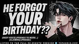 your boyfriend forgot your birthday so i fuck you in the dorm like a real lover