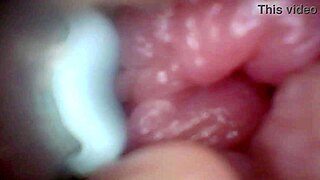 Up close how extreme gaping pussy slave begs for creampie domination