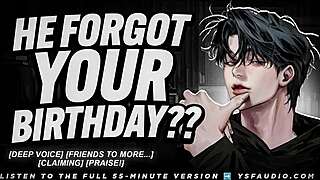 your boyfriend forgot your birthday so i fuck you in the dorm like a real lover