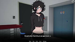Bold Roommate Femboy Dating Game in Dorm Part 1