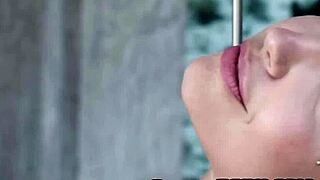 elilith noir looking so sexy posing in that swing through outfit with natural small tits 😍