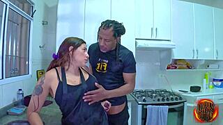 trailer trash slut can't work so take her bbc bareback anal