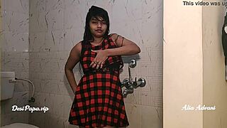 Desi alia advani showers off her horny curves ever so teasingly... wanna peek?