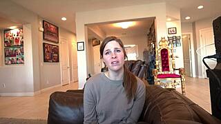 bro's wife scarlett gushes hard needing cash in ripped clothes cfnm taboo fuck part 1 wca