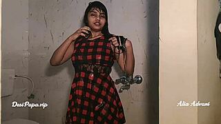 Desi alia advani showers off her horny curves ever so teasingly... wanna peek?