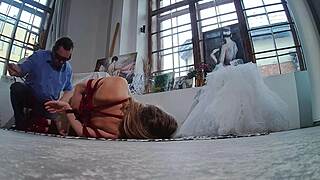 whoa tied bride caught naked bound part 2