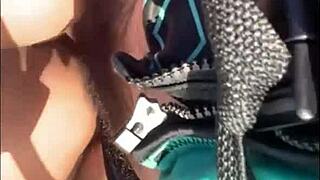 😏 pov this naughty brazilian teen ditches hubby on beach fucks black instructor jetski public interracial cuckold lingerie tattoo